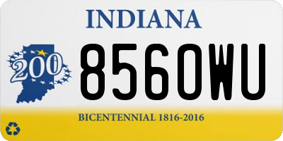 IN license plate 856OWU