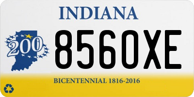 IN license plate 856OXE