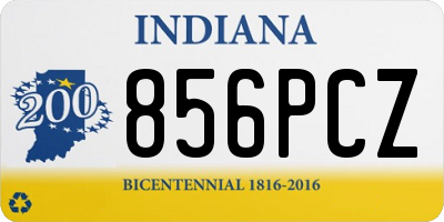 IN license plate 856PCZ