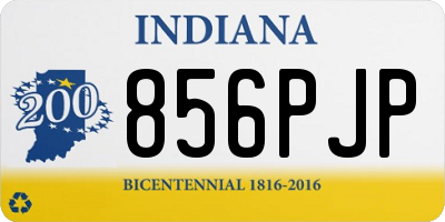 IN license plate 856PJP