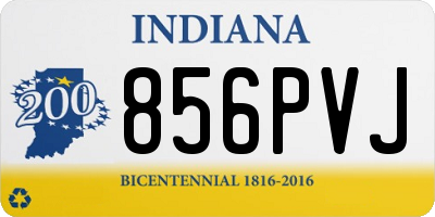 IN license plate 856PVJ