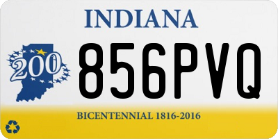 IN license plate 856PVQ