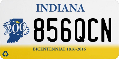 IN license plate 856QCN