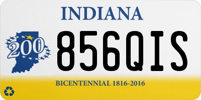IN license plate 856QIS
