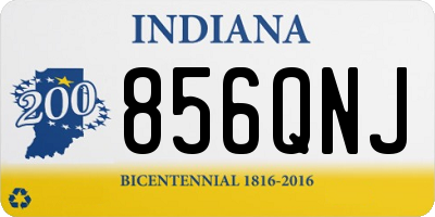 IN license plate 856QNJ