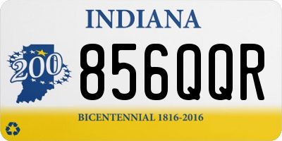 IN license plate 856QQR
