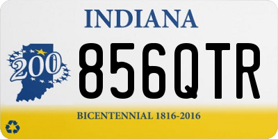 IN license plate 856QTR