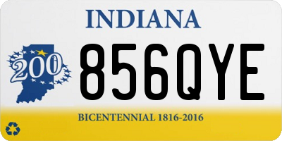 IN license plate 856QYE