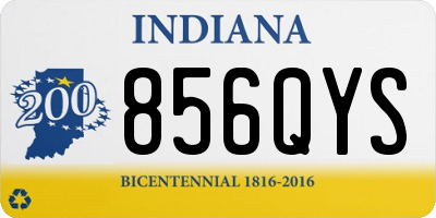 IN license plate 856QYS
