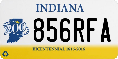 IN license plate 856RFA