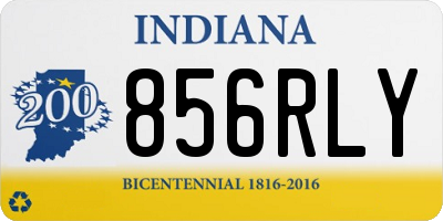 IN license plate 856RLY