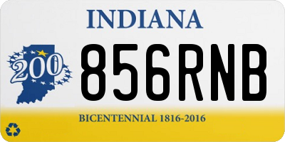 IN license plate 856RNB