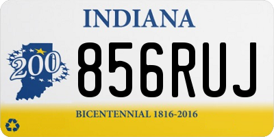 IN license plate 856RUJ