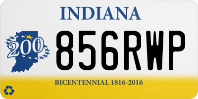 IN license plate 856RWP