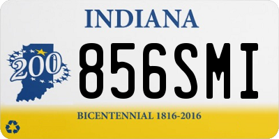 IN license plate 856SMI