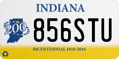 IN license plate 856STU