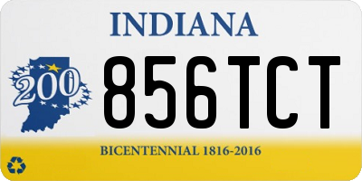 IN license plate 856TCT