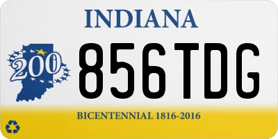 IN license plate 856TDG