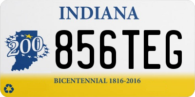 IN license plate 856TEG