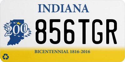 IN license plate 856TGR