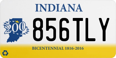 IN license plate 856TLY