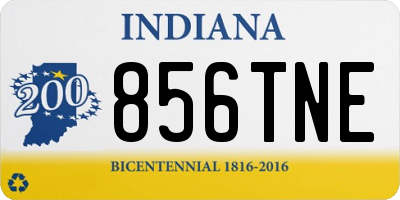 IN license plate 856TNE