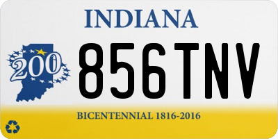 IN license plate 856TNV
