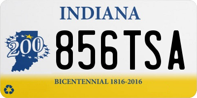 IN license plate 856TSA