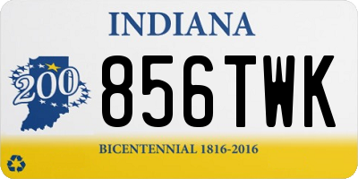 IN license plate 856TWK