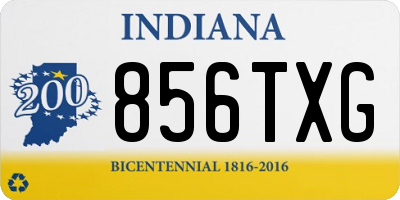 IN license plate 856TXG