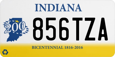 IN license plate 856TZA