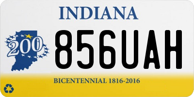 IN license plate 856UAH