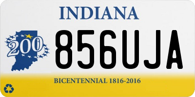 IN license plate 856UJA
