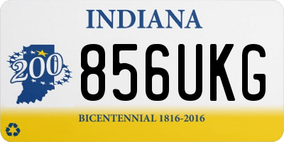 IN license plate 856UKG