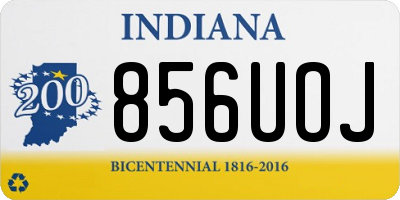 IN license plate 856UOJ