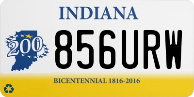 IN license plate 856URW