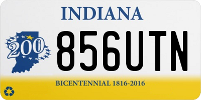 IN license plate 856UTN