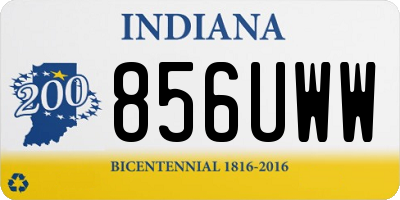 IN license plate 856UWW