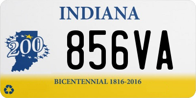 IN license plate 856VA
