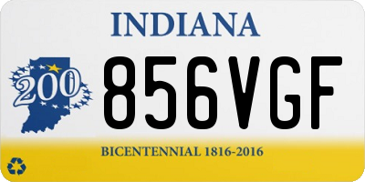 IN license plate 856VGF