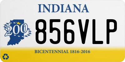 IN license plate 856VLP