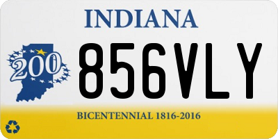 IN license plate 856VLY