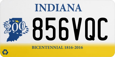 IN license plate 856VQC
