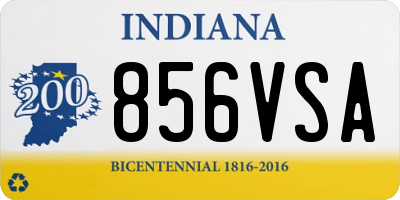 IN license plate 856VSA