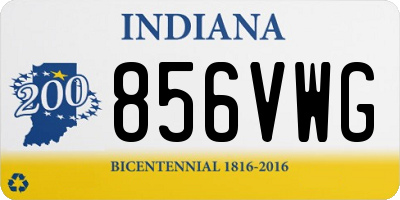 IN license plate 856VWG