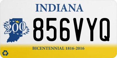 IN license plate 856VYQ