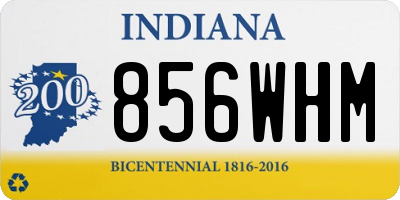 IN license plate 856WHM