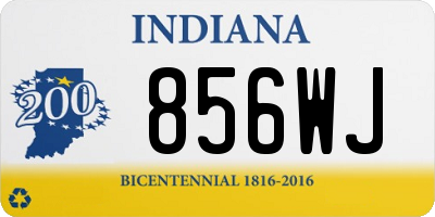 IN license plate 856WJ