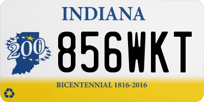 IN license plate 856WKT