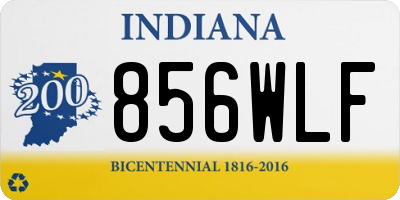 IN license plate 856WLF